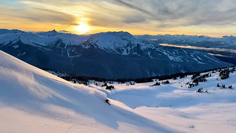 The snowy slopes of Whistler, Canada (Credit: Kevin Fogolin)