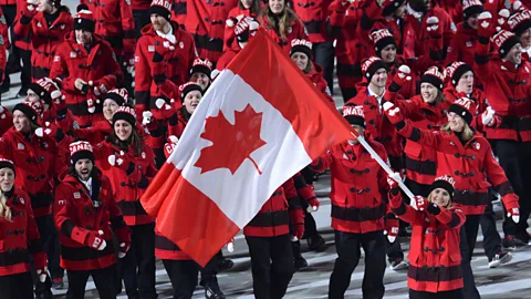 Jonathan Nackstrand/AFP/Getty Canadian athletes at the Sochi Winter Olympics. (Credit: Jonathan Nackstrand/AFP/Getty)