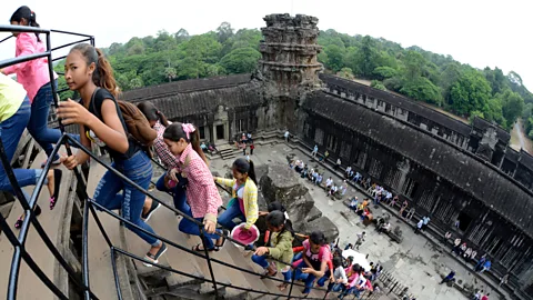 Alamy Because of the Khmer Rouge presence nearby through the '90s only a few thousand people would visit Angkor Wat a year at that time – millions now visit annually (Credit: Alamy)