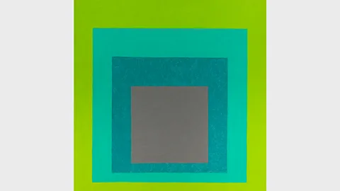 Alamy In 1963 the artist Josef Albers (his homage to the square is shown here) released his visual treatise, Interaction of Colour (Credit: Alamy)