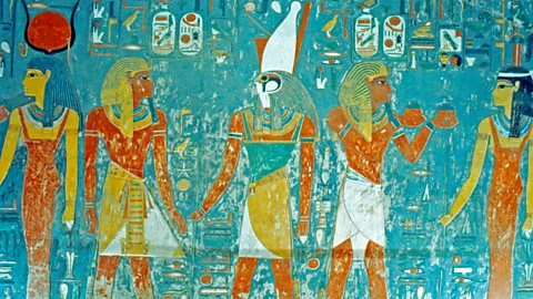 Getty Images Green was used for depictions of the ancient Egyptian god of life and death, Osiris (Credit: Getty Images)