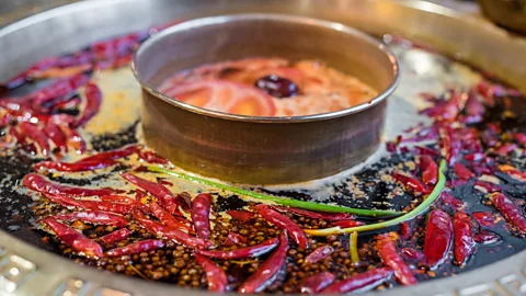 Philippe Lejeanvre/Alamy The south-western Chinese province of Sichuan is famous for its spicy hotpot dishes (Credit: Philippe Lejeanvre/Alamy)