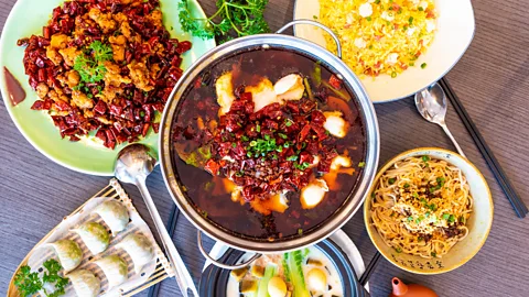 Jerome Quek/Getty Images Today, the popularity of Sichuan cuisine is spreading rapidly overseas (Credit: Jerome Quek/Getty Images)