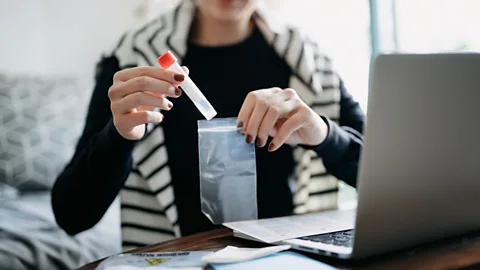 Getty Images Much attention has been paid to microplastics in human blood, but there are other chemicals that many of us carry that last for decades (Credit: Getty Images)