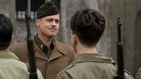 Universal Pictures As Aldo Raine in Inglourious Basterds, Pitt brought a whiff of humour and absurdity to the film (Credit: Universal Pictures)