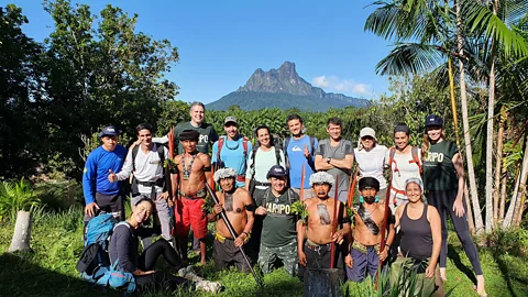 Lésius Lenhadus Unlike in the past, Yanomami guides are now able to control the number of visitors on their protected land (Credit: Lésius Lenhadus)