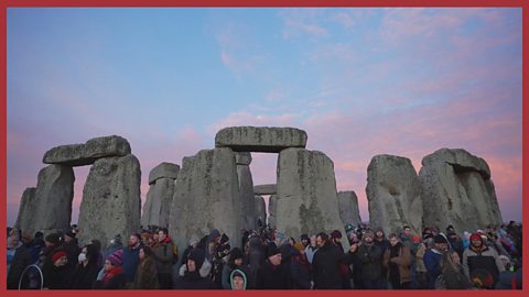 Image: celebrations at Stonehenge