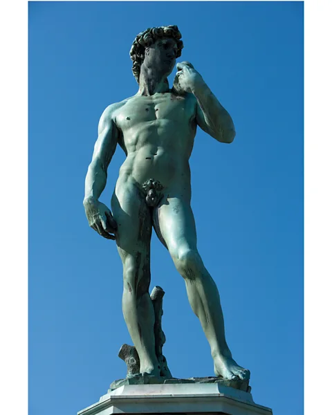 Getty Images Michelangelo's supersized sculpture (1501-4) is the most famous David, and came to symbolise the freedom of the Florentine Republic (Credit: Getty Images)