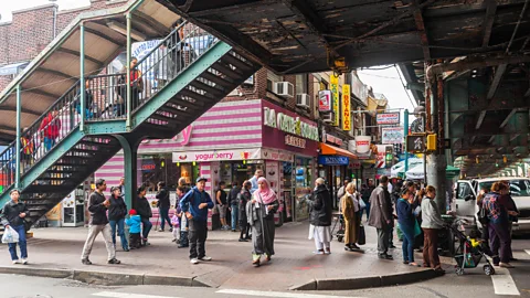 Richard Levine/Alamy During a walk down Roosevelt Avenue, one may encounter dozens of different countries represented (Credit: Richard Levine/Alamy)