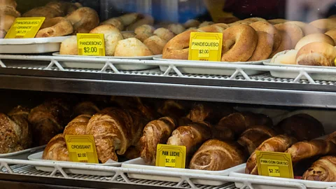 Sebastian Modak In one section of the neighbourhood, Little Colombia runs right into Little India (Credit: Sebastian Modak)