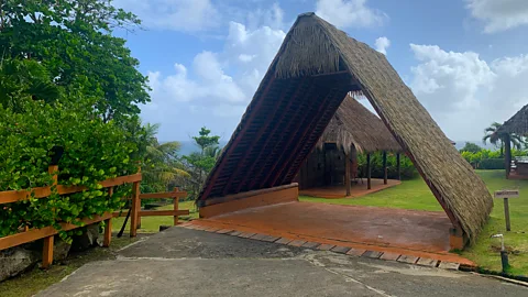 Jose Alison Kentish A model Kalinago structure as part of a project by Faustulus Frederick to forge resiliency based in local culture (Credit: Jose Alison Kentish)