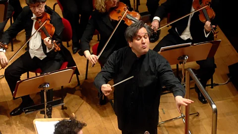 Getty Images Antonio Pappano conducting an orchestra (Credit: Getty Images)