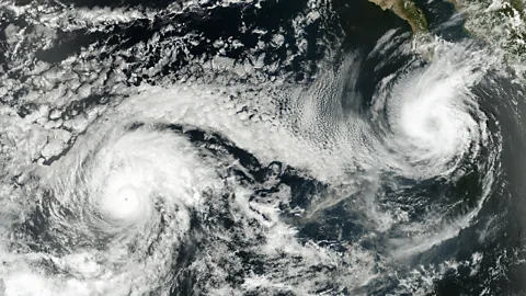 Nasa Hurricane Otis intensified into a category five storm overnight before it hit Acapulco in October 2023 (Credit: Nasa)