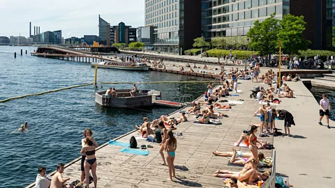 Getty Images Kalvebod Bølge has brought new life to an office-heavy stretch of the harbour (Credit: Getty Images)