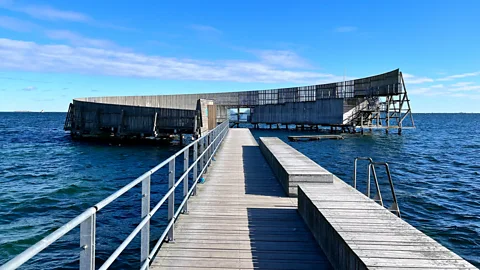 Laura Hall Kastrup Sea Bath is known as "The Snail" due to its curving form (Credit: Laura Hall)