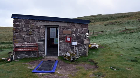 Emma Gibbs There are no food and drink facilities on the island, just a small visitor's centre (Credit: Emma Gibbs)