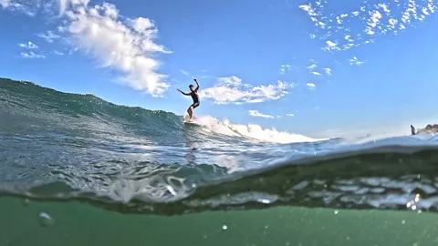 Getty Images Malibu's Surfrider Beach with its year-round great waves is Conlogue's pick for getting a feel for LA's surfing scene (Credit: Getty Images)