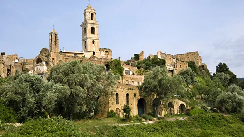 Getty Images Bell tower in Bussana Vecchia (Credit: Getty Images)