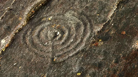 Getty Images The cup and ring marks at Achnabreck are believed to be about 5,000 years old (Credit: Getty Images)