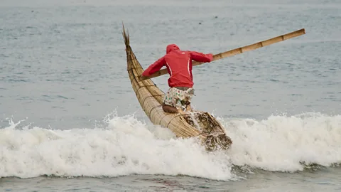 Heather Jasper The development of modern surfing in Huanchaco may ultimately be what saves this ancient tradition (Credit: Heather Jasper)