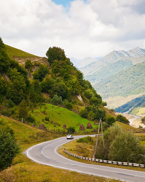 Alamy With a history dating back centuries, the Georgian Military Road has long been a vital connection between Russia and the South Caucasus (Credit: Alamy)