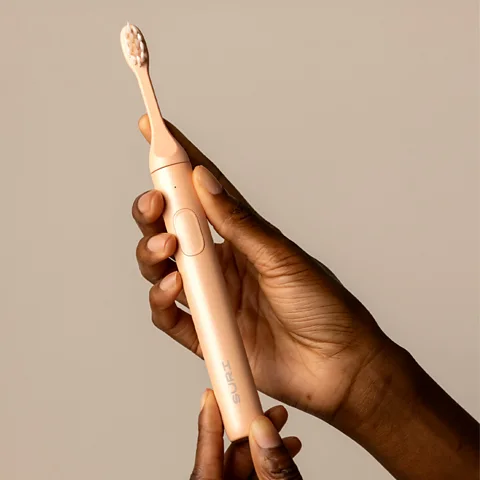 Suri Customers can send used toothbrush heads back to Suri in a prepaid envelope to be recycled (Credit: Suri)