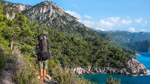 Getty Images The Lycian Way spans 540km and takes more than a month to complete, passing ancient villages and spectacular sea views along the way (Credit: Getty Images)