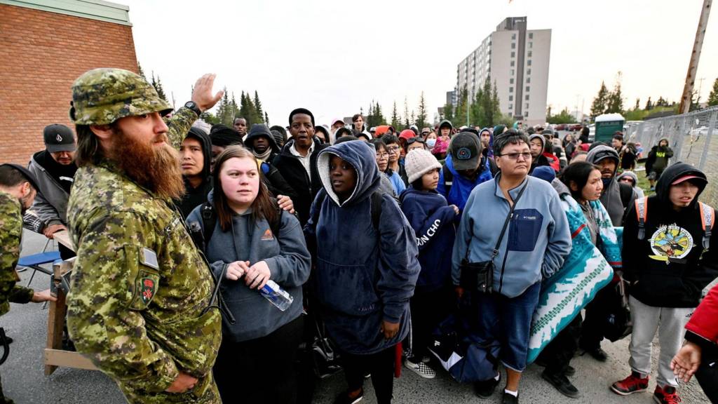 Yellowknife evacuation