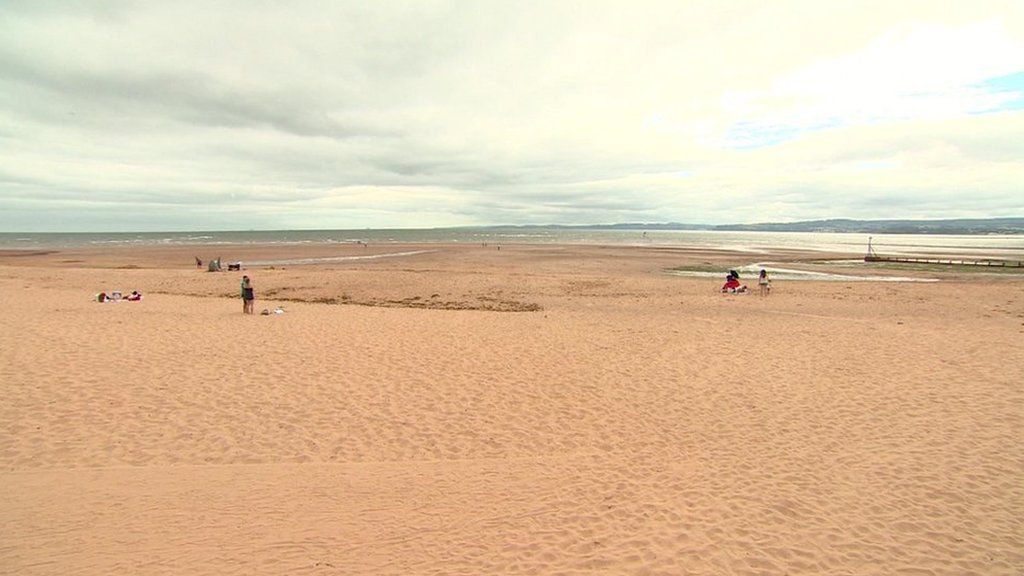 A photo of Exmouth beach