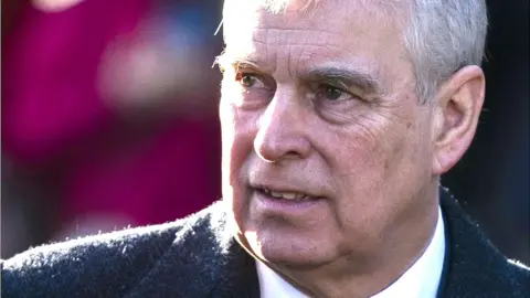 Prince Andrew in Norfolk in January 2020