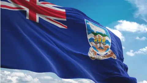 Getty Images Falkland Islands flag