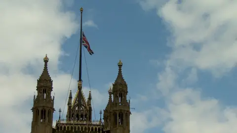 Flag over Parliament