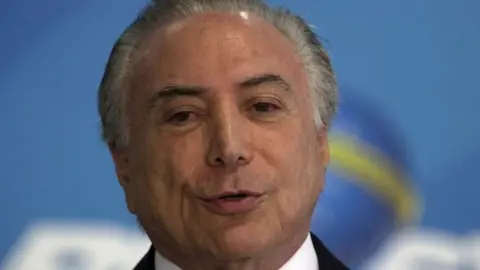 EPA Brazilian President Michel Temer. Photo: 17 October 2017