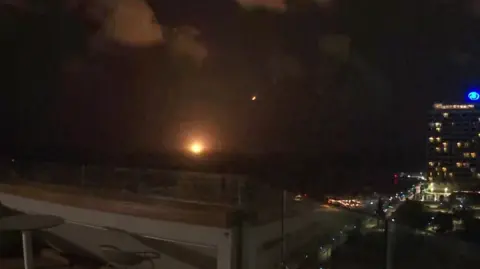 Missiles over Tel Aviv