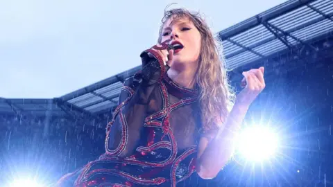 Getty Images Taylor Swift in Lyon