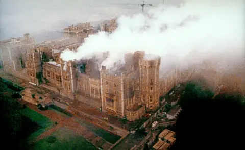 PA Windsor Castle, the morning after the fire