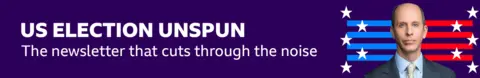 North America correspondent Anthony Zurcher makes sense of US politics in his twice weekly US Election Unspun newsletter. Readers in the UK can sign up here. Those outside the UK can sign up here.