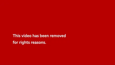 Text frame with 'This video has been removed for rights reasons'