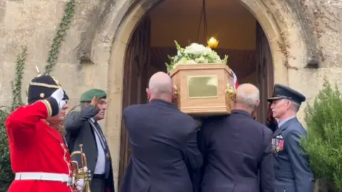 Funeral of Ivor Gardner