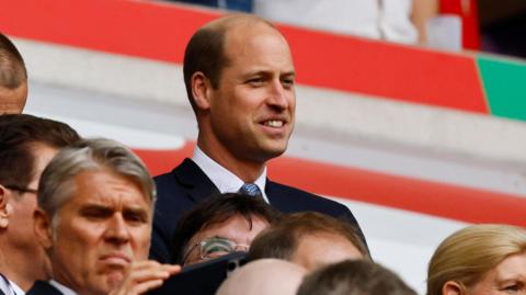 Prince William in crowd