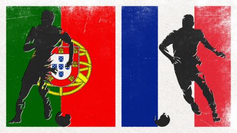 Portugal v France player rater graphic