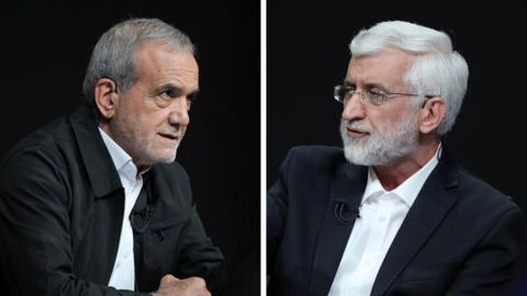 Dr Massoud Pezeshkian faces Saeed Jalili in a debate
