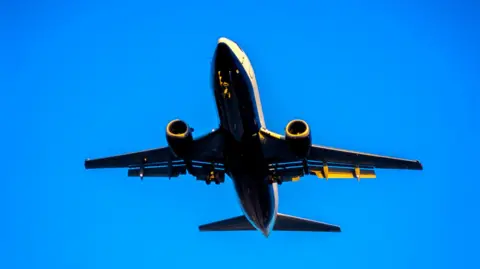 A Boeing 737 taking off