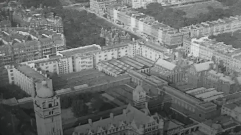 Footage shows the changing face of London's city landscape over the last 100 years.