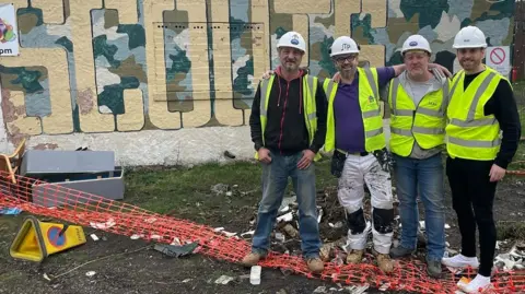 Colin Brooks, John Watts, Sean Byrne and Matt Bailey (pictured left to right)