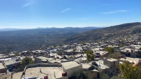 A view over the Golan Heights from Hadar