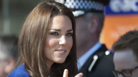 Getty Images Duchess of Cambridge during her East Anglia Children's Hospices visit in March 2012