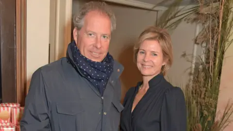 Getty Images David Armstrong-Jones, 2nd Earl of Snowdon and Serena Armstrong-Jones, Countess of Snowdon attend the London Premiere of Apple's acclaimed documentary "The Elephant Queen" on October 17, 2019