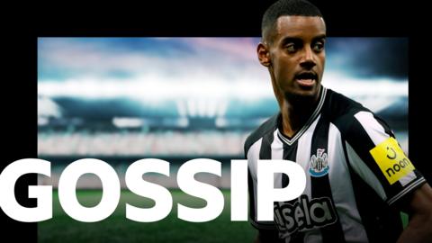 Alexander Isak and the gossip logo