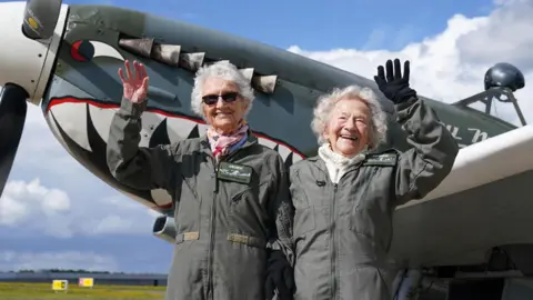 Queenie Hall and Dorothea Barron